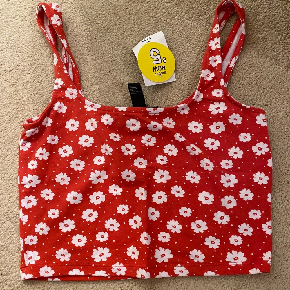 Flower crop top